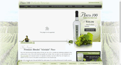 Desktop Screenshot of pisco100.com