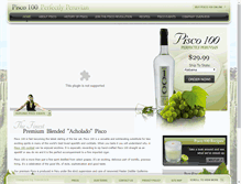 Tablet Screenshot of pisco100.com